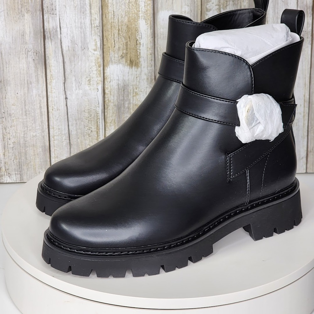 NEW - Giani Bernini Women's Jaynaa Memory Foam Lug Sole Ankle Booties - Size 6 M - Picture 7 of 12